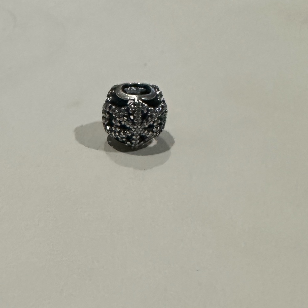 Pandora snowflake charm